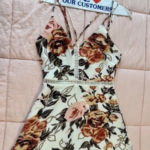 Selfie Leslie Criss-Cross Back Mini Dress